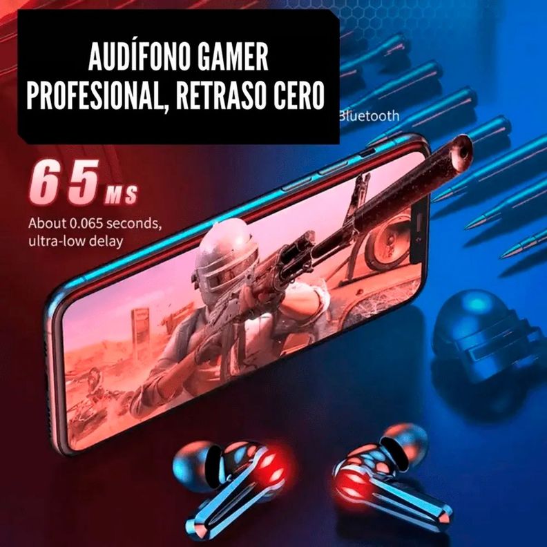 Auriculares Inalámbricos Gamer Bluetooth M28 Tws Powerbank-7