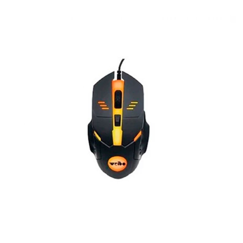 Mouse Y Teclado Gamer Weibo Wb-550 Rgb Sensacion Mecanica-2