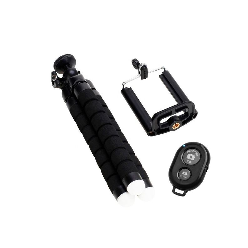 Tripode Para Celular Flexible Ezra St03 Control Remoto Bluetooth-1