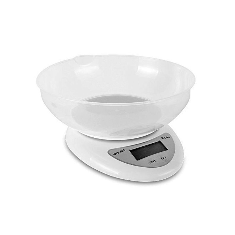 Pesa Digital Cocina Gramos Desde 1g A 5kl Balanza Con Bowl-1