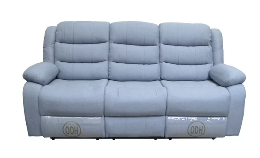 Sofá ODH Reclinable 3 Cuerpos New Italia Lino Celeste-0