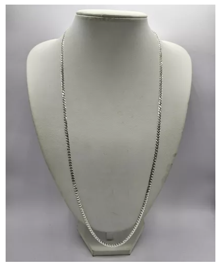 Cadena Hombre Plata 925 Grumet 70 Cm - 3mm-5