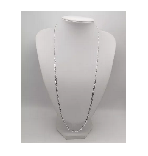 Cadena Plata Estilo Cartier 70 Cm Italiana 925-3