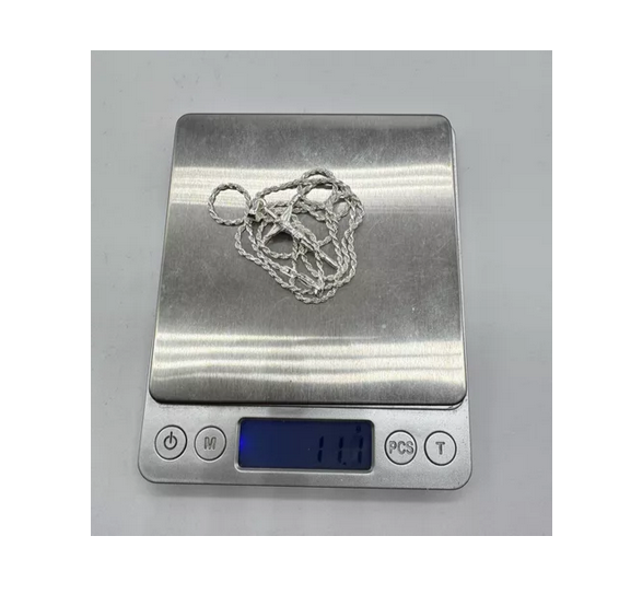 Cadena Con Colgante Cruz Hombre Plata Italiana 925-2