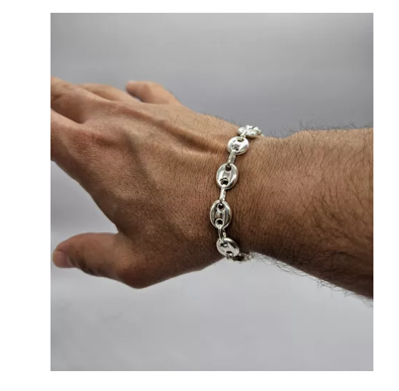 Pulsera Hombre Exclusiva Plata Italiana 925-1