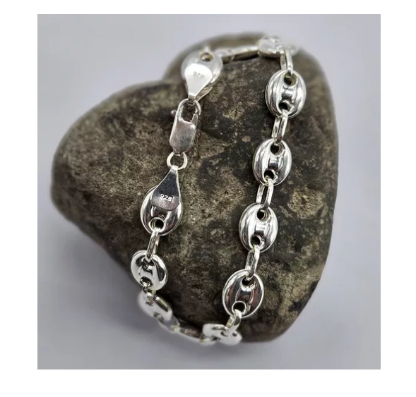 Pulsera Hombre Exclusiva Plata Italiana 925-3