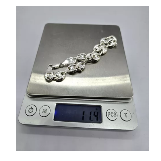 Pulsera Hombre Exclusiva Plata Italiana 925-4