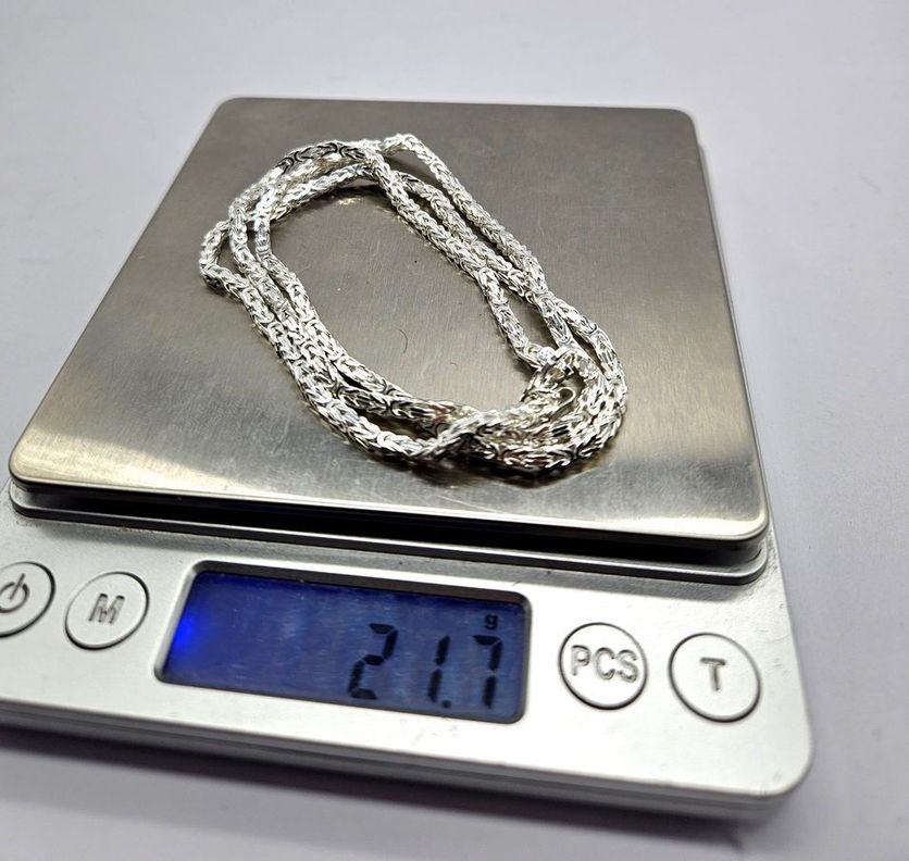 Cadena Camino Al Inca Plata Italiana 925 - Collar Hombre-4