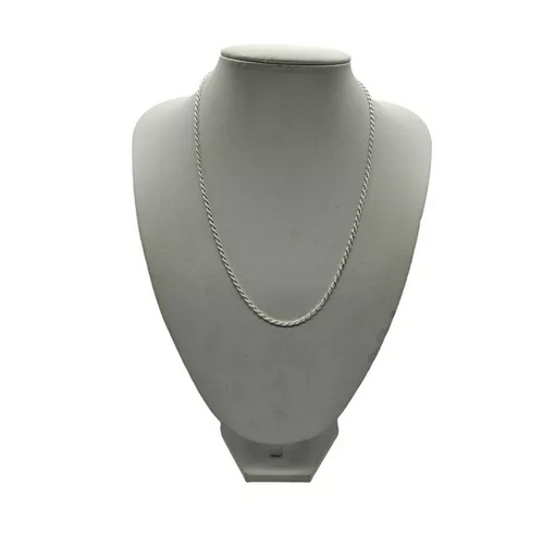 Collar Turbillon Delgado Plata Italiana 925 - Cadena Unisex-0