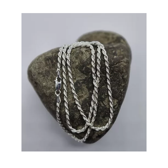 Collar Turbillon Delgado Plata Italiana 925 - Cadena Unisex-3