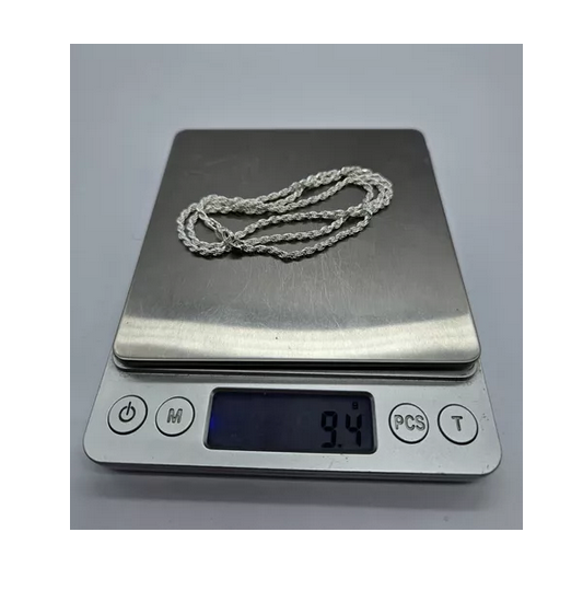 Collar Turbillon Delgado Plata Italiana 925 - Cadena Unisex-6