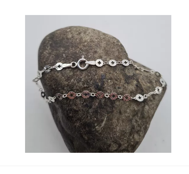 Pulsera Mujer Sol Plata Italiana 925-3