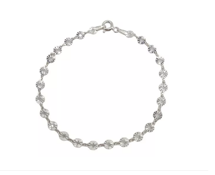 Pulsera Mujer Sol Plata Italiana 925-1