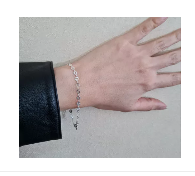 Pulsera Mujer Sol Plata Italiana 925-2