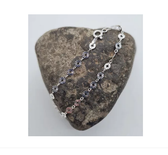 Pulsera Mujer Sol Plata Italiana 925-5