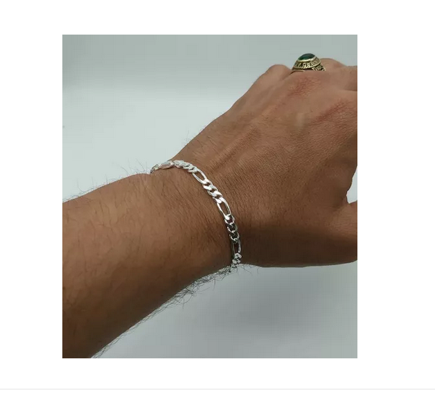 Pulsera Hombre Plata Italiana 925 - Cartier-1