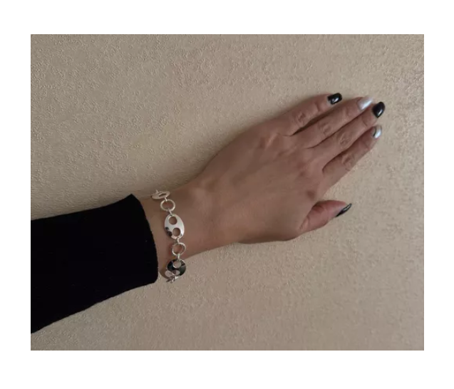 Pulsera Mujer Venecia Plata 925 Modelo Exclusivo-1