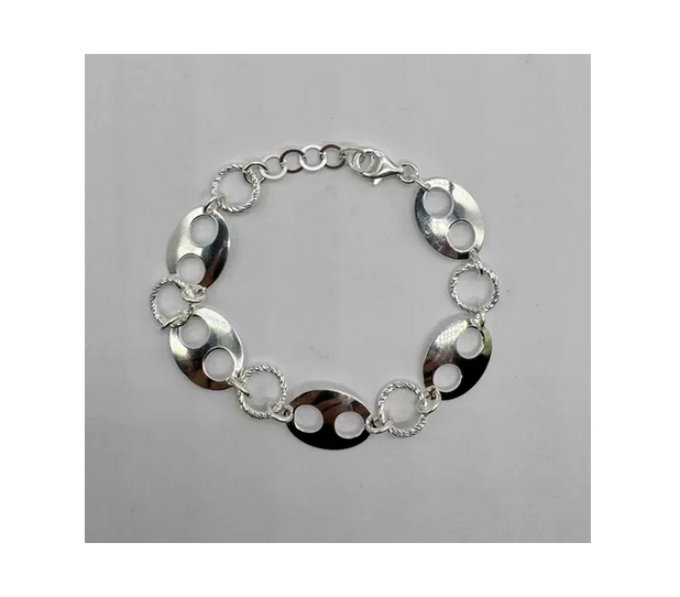 Pulsera Mujer Venecia Plata 925 Modelo Exclusivo-2
