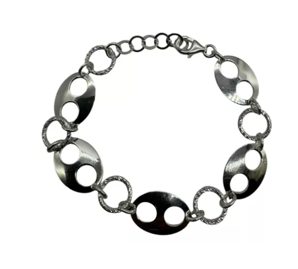 Pulsera Mujer Venecia Plata 925 Modelo Exclusivo-3