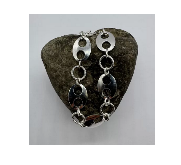 Pulsera Mujer Venecia Plata 925 Modelo Exclusivo-4