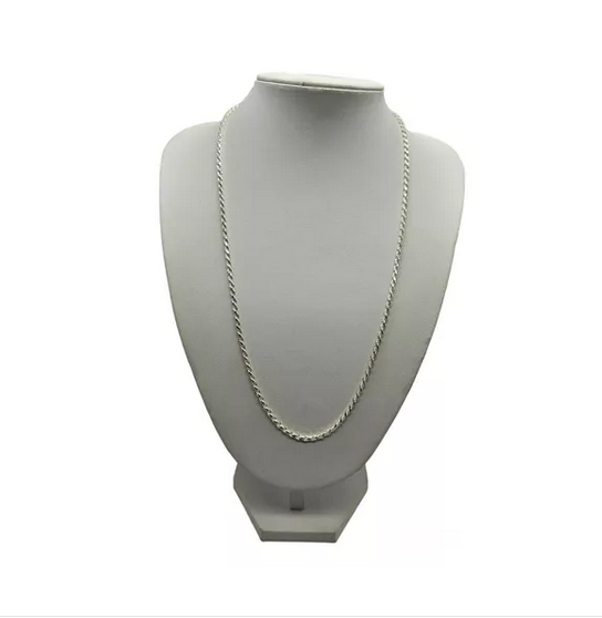 Cadena Hombre Turbillon Plata Italiana 925 - 60 Cm-0