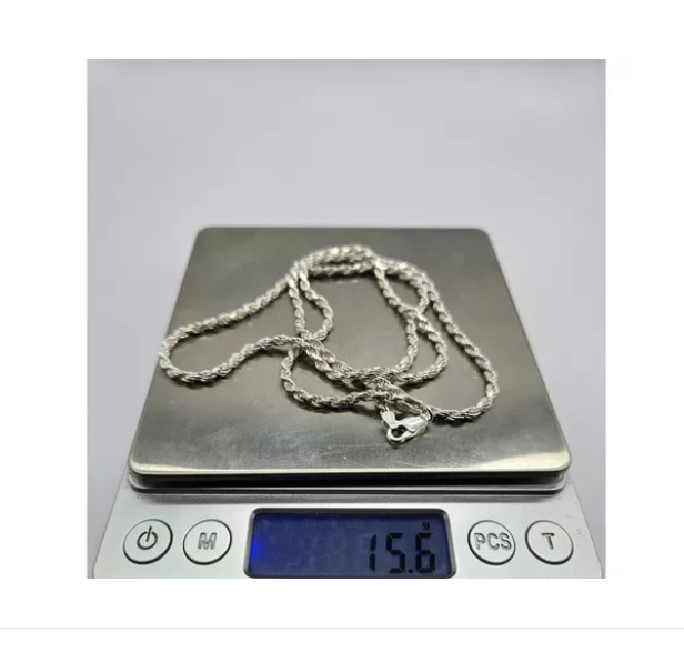 Cadena Hombre Turbillon Plata Italiana 925 - 60 Cm-2