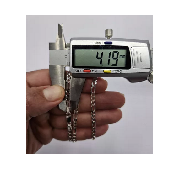 Cadena Plata Cartier 60 Cm 4 Mm Italiana 925-3