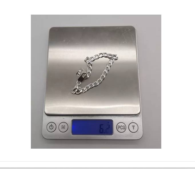 Pulsera Grumet Hombre Plata Italiana 925 - 20cm-6