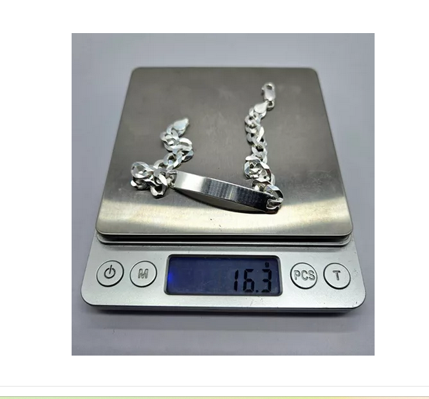 Pulsera Piocha Hombre Grumet Plata Italiana 925 -5