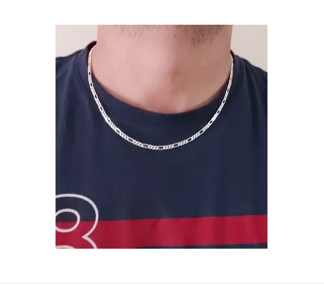 Cadena Hombre Cartier Plata Italiana 925 - 50 Cm Corta-1