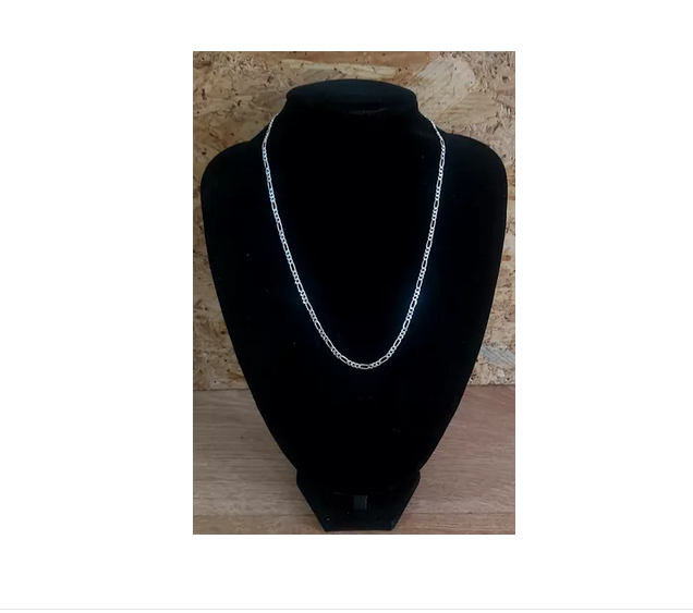 Cadena Hombre Cartier Plata Italiana 925 - 50 Cm Corta-3