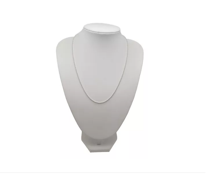 Cadena Hombre Militar 50 Cm Plata Italiana 925-0