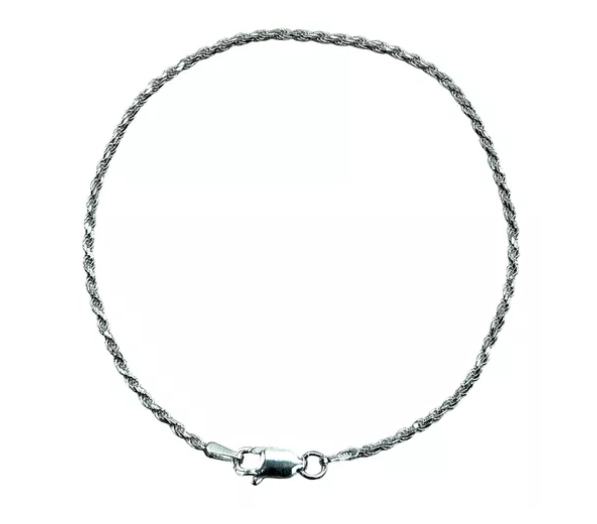 Pulsera Plata Turbillon Hombre Italiana 925-0