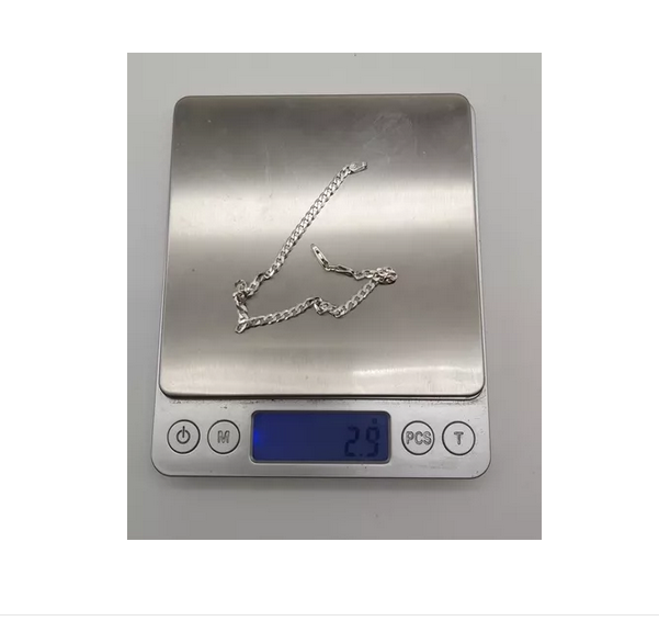 Pulsera Plata Italiana 925 - Grumet Delgada Hombre / Unisex-5