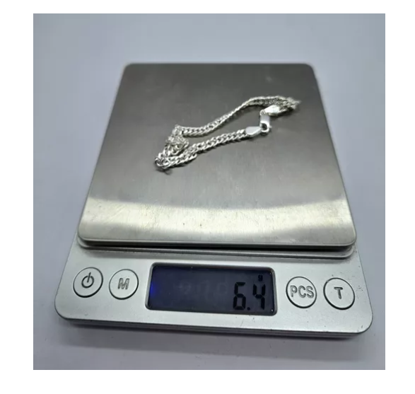 Pulsera Doble Grumet Hombre Plata Italiana 925 - 20 cm-4