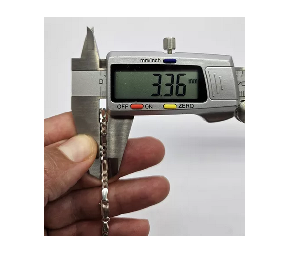 Pulsera Hombre Plata Fina Italiana 925 - Modelo Cartier-4