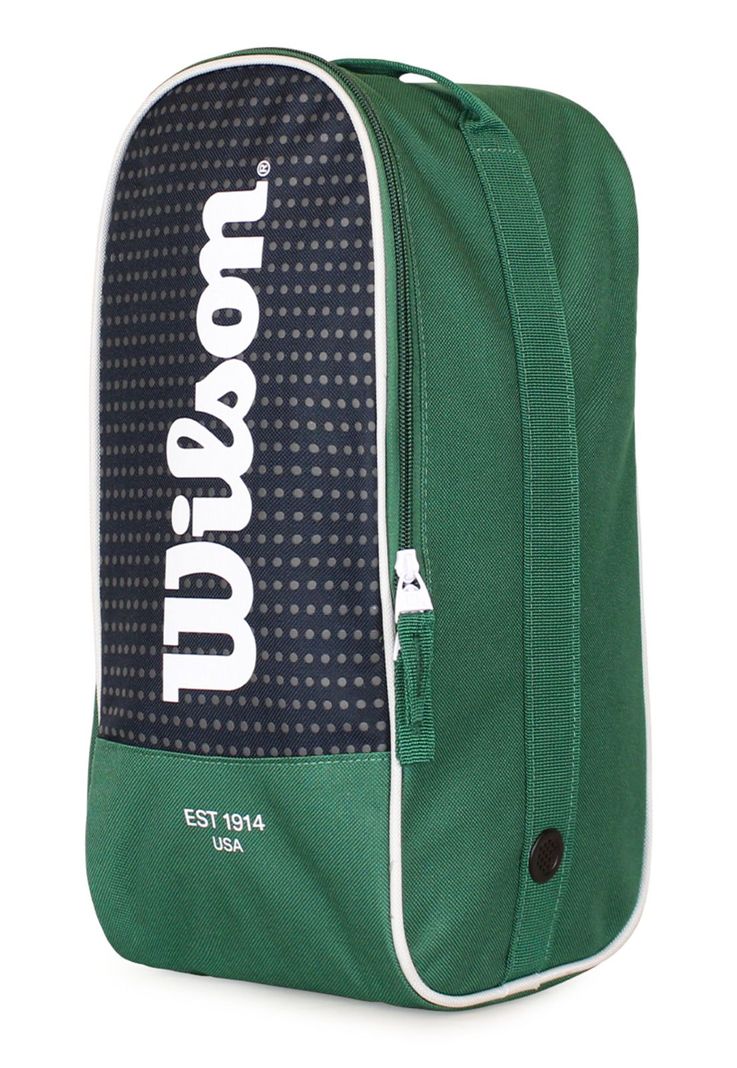 Bolso botinero para zapatos Wilson Manchester verde-1