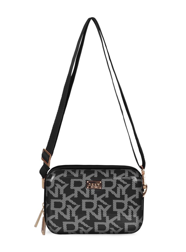 Croosbody Signature Negro-Blanco Donna Karan-0