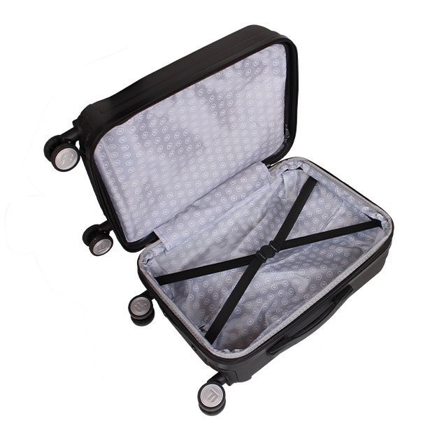 Maleta cabina S (10 Kg) Flip Negro con USB -2