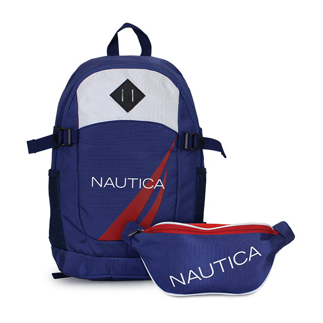 Mochila Atlas + Banano Kappa Azul-0