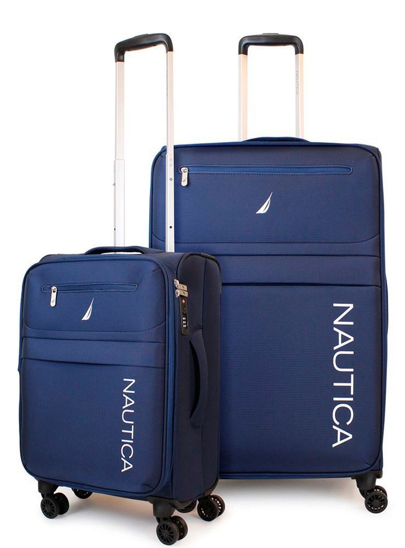 Pack 2 maletas blandas de tela S+L Nautica Munich 10k y 23k azul