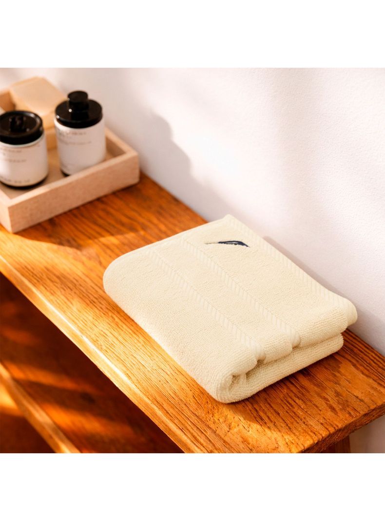 Toalla de mano Nautica SIGNATURE Premium 100% algodon beige