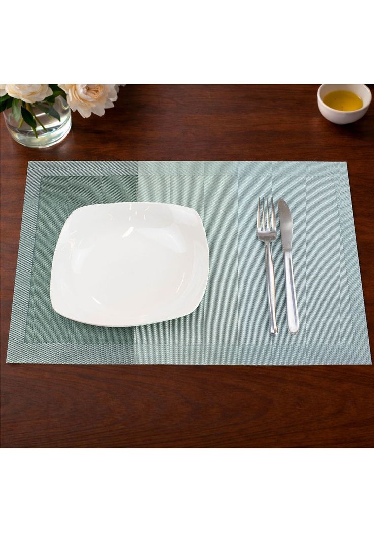 Pack 6 Individuales de mesa Nautica Home 45x30cm degrade verde
