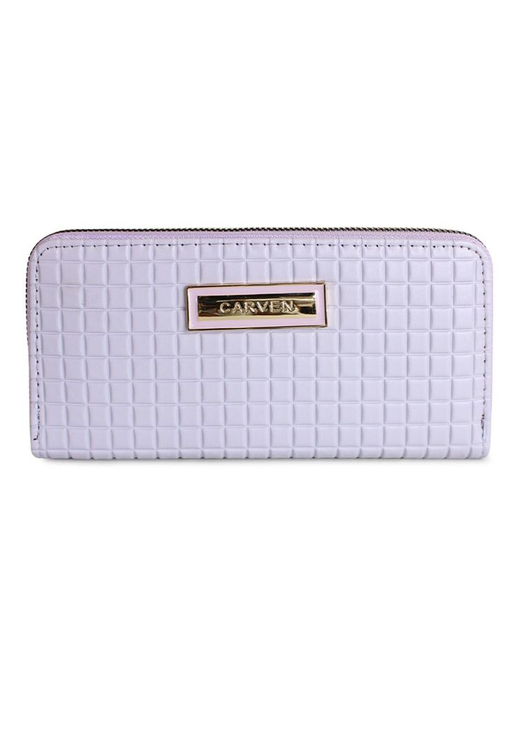 Billetera mujer Nina lila Carven Paris Purpura