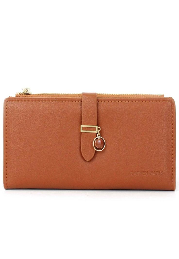 Billetera de mujer Jolie brown Carven Cafe M