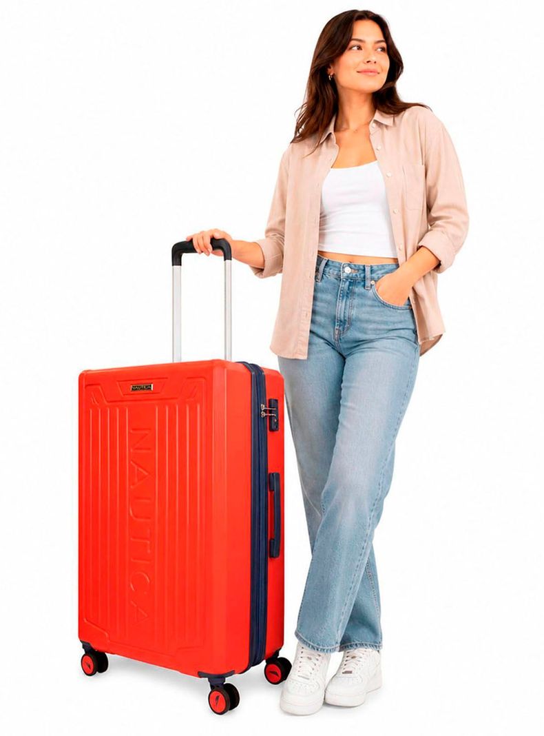 Maleta grande Copper Nautica L 23kg naranja Naranjo