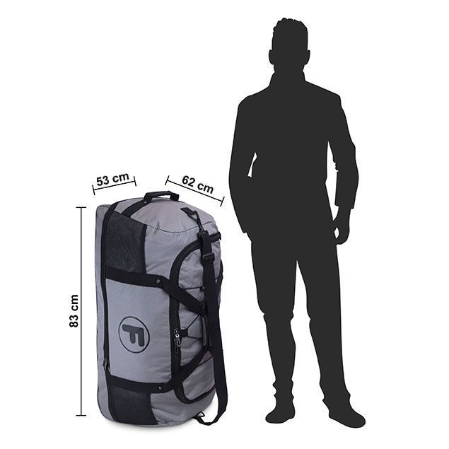 Bolso XL Goliat Gris + Candado-1