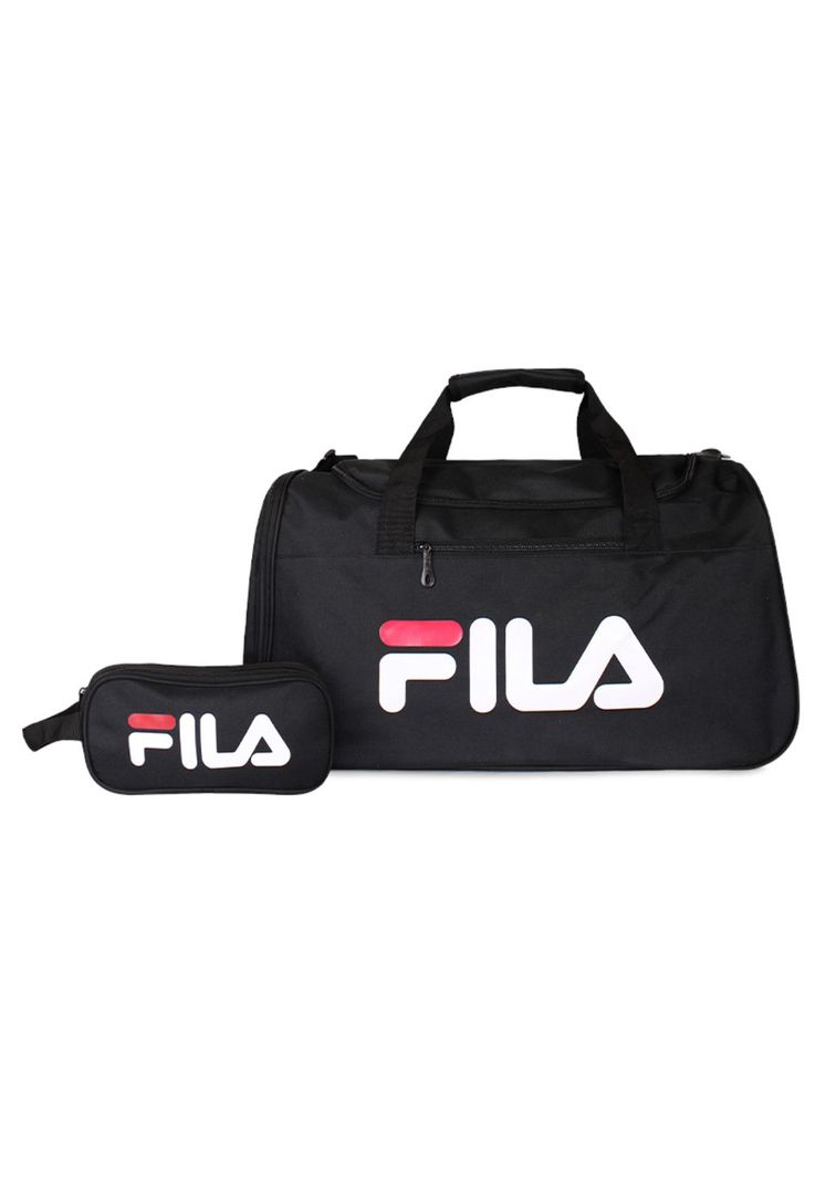 Pack Bolso Verona negro 42lts + Neceser Spark Fila-0