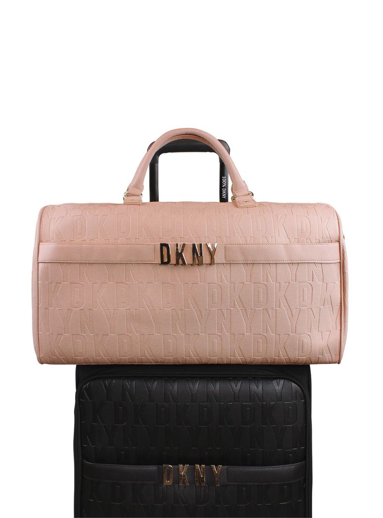 Bolso con Monedero Impressionist Rosa Donna Karan -3