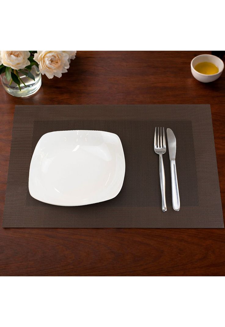 Pack 4 Individuales de mesa Nautica Home 45x30cm cafe